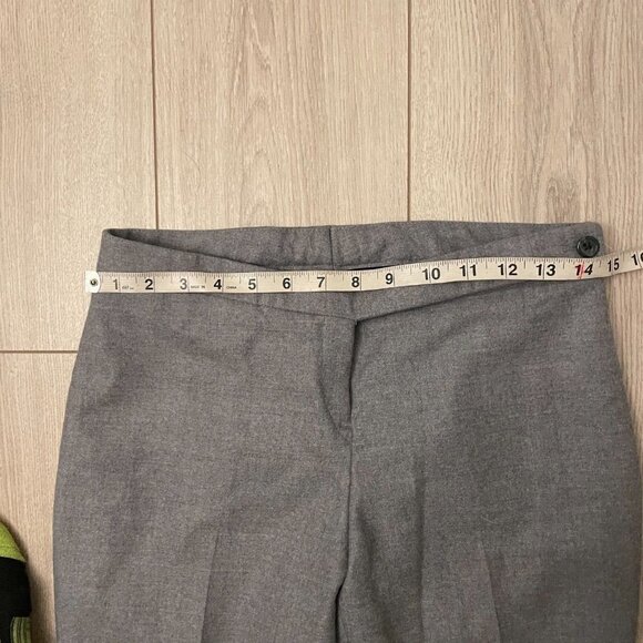 Elaine Skoglund Women's Bootcut Dress Pants Flat Front Gray - Picture 6 of 11